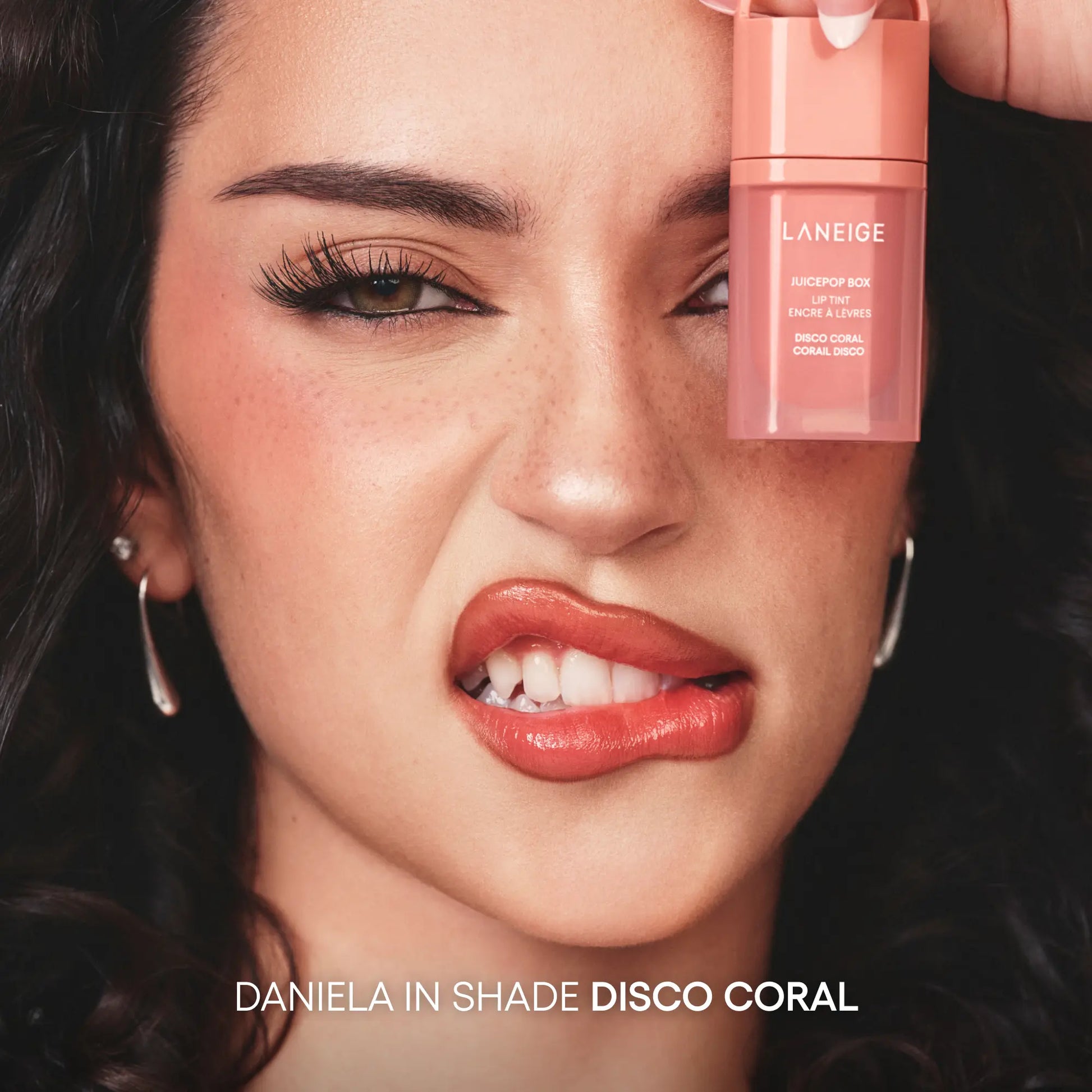 Laneige Juicepop Box Lip Tint, Hydrating Lightweight, Buildable Color