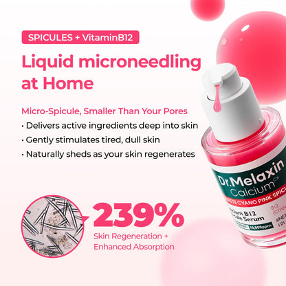 [Dr.Melaxin Official] Lumi Firm & Lift Duo | Plumping Skin & Strengthen Skin Density | Cyano Pink Spicule Serum + Picotonic Shot Serum Skin Repair