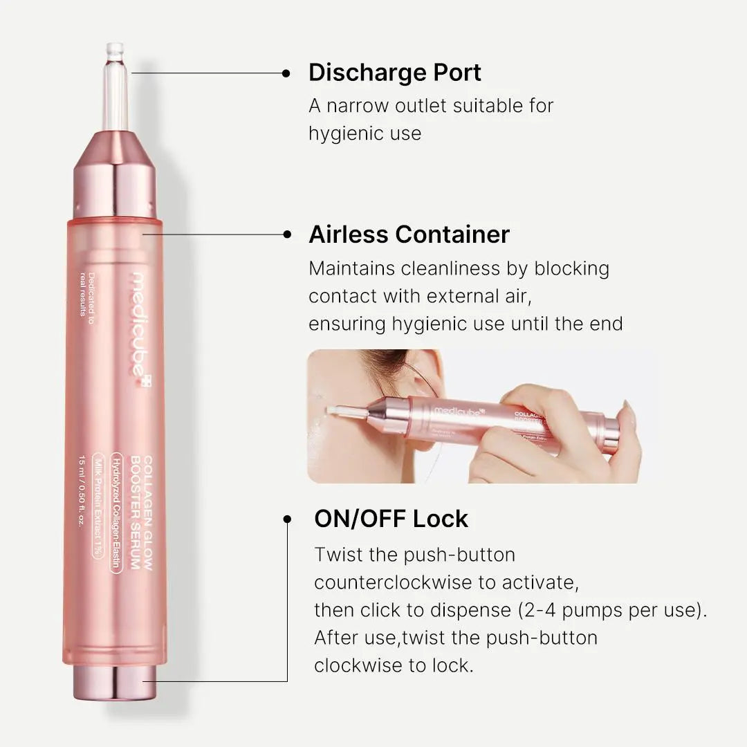 [Medicube] Milky Glow Lock Collagen Duo L Collagen Glazed Milky Glow Wrapping Mask (20-Min Use) + Collagen Glow Booster Milk Serum for Hydration & Radiance, Korean Skincare, K-Beauty