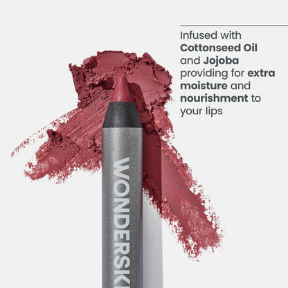 Wonderskin Perfect Lip Duo - Lip Stain & Lipliner, Waterproof, Nourishing, Vegan, Cruelty-Free, Long-Lasting, Flawless Makeup