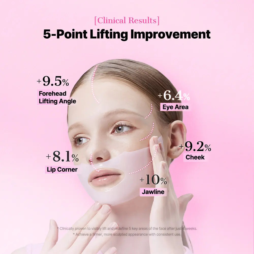 [COSRX Official] Pretty in Pink - Lift & Bright | the Peptide Collagen Hydrogel Eye Patch (60 Patches) | the Peptide Collagen Lifting Glow Hydrogel Mask_3Ea | the 6 Peptide First Step Serum | Lift, Firm and Glow with Peptides & Collagen