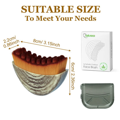 Cotsoco Lymphatic Contour Face Brush for Jawline & Chin Sculpting, Dry Brushing Massager for Lymphatic Drainage & Facial Fatigue Relief, Ergonomically Designed to Fit the Skin Precisely, Gift for Women, Valentine'S Day Gift
