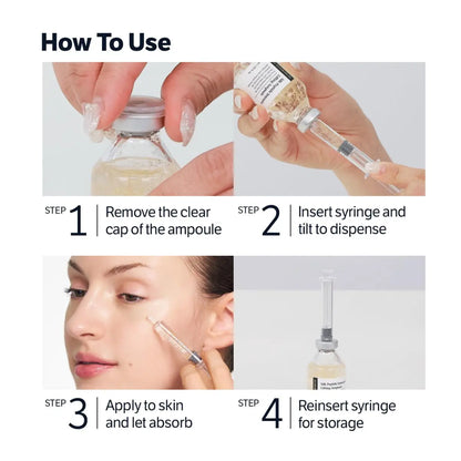 [Sungboon] Silk Lifting Peptide Ampoule | Wrinkle Care | Face-Lift at Home Serum with Peptides & Deep Collagen | Plumping, Smooth, anti Aging Korean Skincare (30Ml)